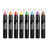 Pintura De Cara Stickcuerpo Crayon Set De 8 Maquillaje Para