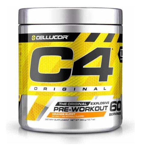 Suplemento En Polvo Cellucor  C4 Original Aminoácido Sabor Fruit Punch En Pote De 390g