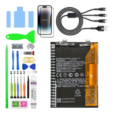 Batería Pila Para Xiaomi 14t Y Poco X6 Pro 2406apnfag 2311drk48g 2311drk48i Bm5t Con Kit De Reemplazo