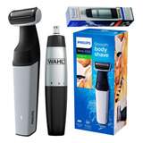 Kit Aparador De Pelos Philips Bodygroom + Nasal Trimmer Wahl