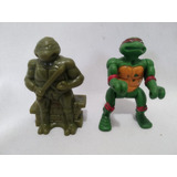 2 Figuras Tortugas Ninja Bootleg Vintage