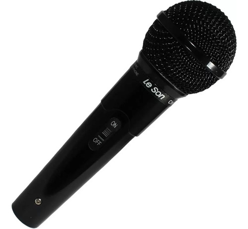 Microfone Profissional Fio Le Son Mc200 Cardioide - Preto