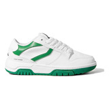 Zapatillas Rusty Retro Blanco Verde Hombre