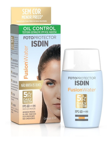 Isdin Fusion Water Protetor Solar Facial Fps60 30m