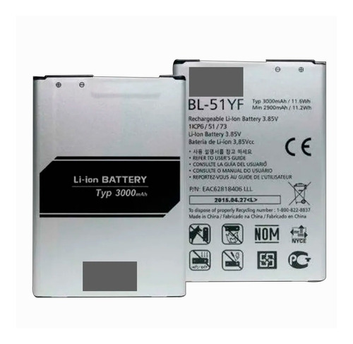 Bateria Pila LG Zone X180 Bl-51yf H810 H815 Ls991 Vs986