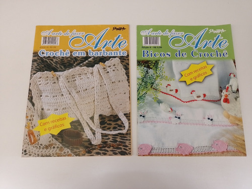 Revistas A Arte De Fazer Arte Crochê Em Barbante O614