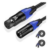 Auxlink Cable Xlr, Cable De Micr Fono Xlr Macho A Hembra De 