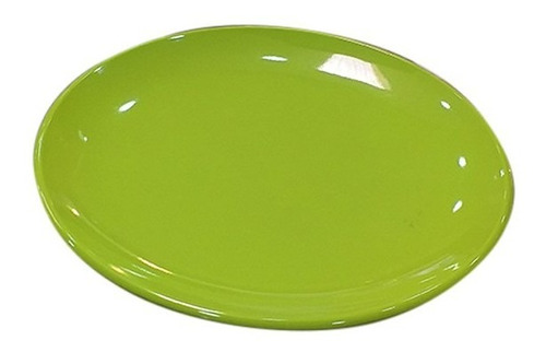 Set De 4 Plato Melamina 16 Cm. Verde