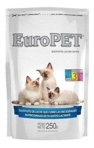 Europet Sustituto Lácteo Para Gatitos Lactantes  Por 250gr