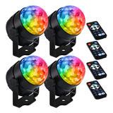 Bombillas For Fiesta De Discoteca Con Control Remoto 4pcs