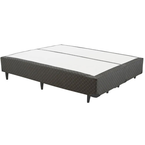 Cama Box Cinza Cosmopolita Universal Bipartido King Size 193x203 (bipartido) - King Size