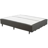 Cama Box Cinza Cosmopolita Universal Bipartido King Size 193x203 (bipartido) - King Size