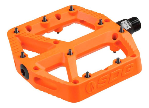 Pedales Sdg Comp De Plataforma Gran Traccion Bike Mtb Xc Color Naranja