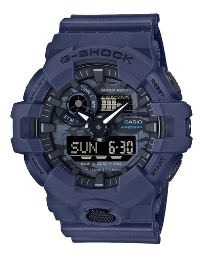 Reloj Casio Hombre G Shock Ga-700ca 2a  Caja 53.4mm  Impacto