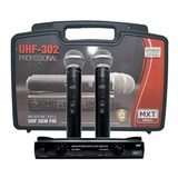 Microfone Sem Fio Duplo Mxt Uhf-302 Garantia Nf Anatel