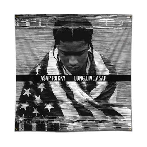 Decrplus Asap Rocky Tapestry Long Live Banner