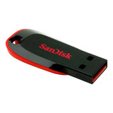 Pen Drive Scandisk Cruzer Blade 256 Gb Usb Flash Drive 