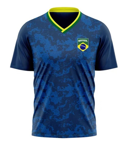 Camiseta Brasil Caiçara Infantil Braziline