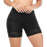 Fu100 Short Con Realce De Glúteos Negro