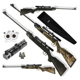 Rifle Aire Comprimido 5,5 Potenciado Mira Balines