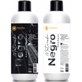 1l X Shampoo Black + 1lx Crema Black  Oscurece De Canas