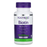 Biotina 10000 Mcg Natrol 100 Tablets Importado Cabelo E Unha