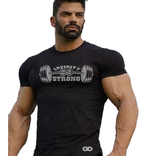 Polera Deportiva Gym Gimnasio Infinity Strong Musculoso Dry