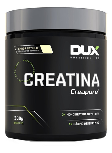 Creatina 300g Creapure Materia Prima Importada Dux Nutrition