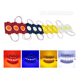 20 Módulos De 9 Led Cob Plasma Redondos Alta Intensidad 12v