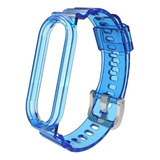 Correa De Banda Para Xiaomi Mi Band Mi 3/4/5/6 - Azul Transp