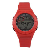 Reloj Digital Xonix Rojo Mujer Deporte Sumergible Baa-002