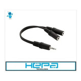 Cable Adaptador Convertidor Plug 2 A 1 Audio Y Micrófono