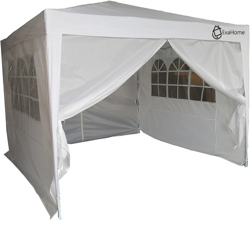 Gazebo De Rafia 2x2 Puerta Paredes Ventanas + Bolso Exahome