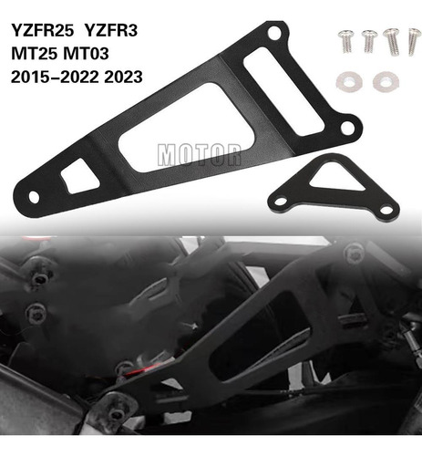 Estriberas Para Reposapiés Traseros Mt25 Yzf R25 R3 14-23