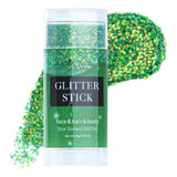 Bowjian Cuerpo Verde Glitter Stick Cantante Conciertos Cara 