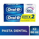 Pasta Dental Oral B Econopack 2 Piezas De 66 Ml