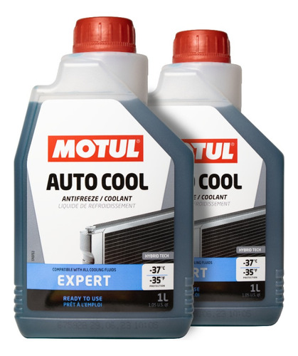 Refrigerante Motul - Auto Cool / Azul / Larga Vida - 2lt
