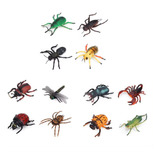 Set De 12 Insectos Grandes De Juguete