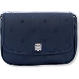 Bolsa Crossbody Tommy Hilfiger Con Relieve Logo Dorado