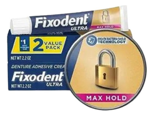 Fixodent Ultra Max Hold X2 Crem