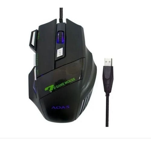 Mouse Gamer Led Ergonomico Cable Rgb