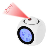Reloj Despertador Digital Multifuncional Proyección Pantalla