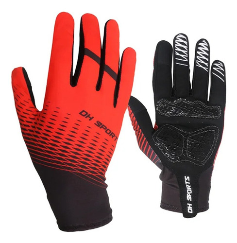 Guantes Ciclismo Ruta Mtb Bmx Licra Táctil Gel Pro Bicicleta