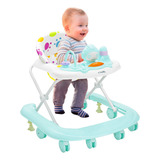 Andadera Bebe Musical Interactiva Plegable 4 Posiciones Color Azul