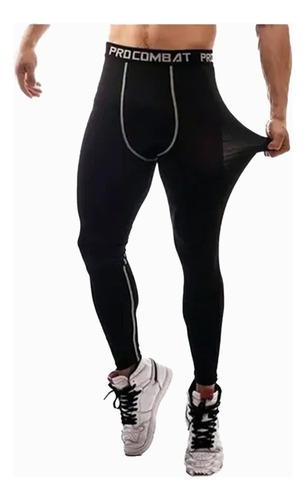 Legging Deportiva De Licra Ajustada Secado Rápido P/hombre