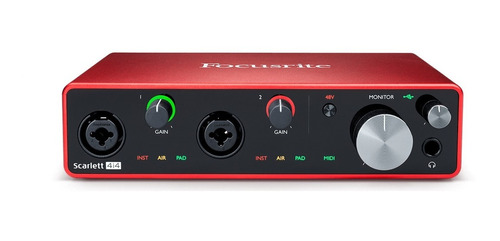 Focusrite Scarlett 4i4 3rd Generación /interfaz De Audio Usb