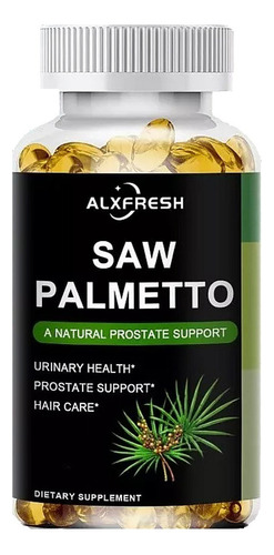 Palmetto De Sierra Soporte De Próstata Y Pérdida De Cabello Sabor Sin Sabor