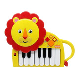 Mini Piano Infantil Animales Fisher Price Color Amarillo/leon