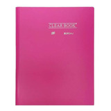 Pasta Catálogo A4 Com 50 Folhas Clearbook Yes Rosa Escuro