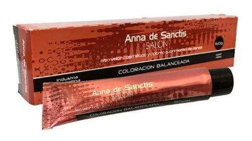 Tintura Cabello Anna De Sanctis 60g  Peluqueria Promo X 12